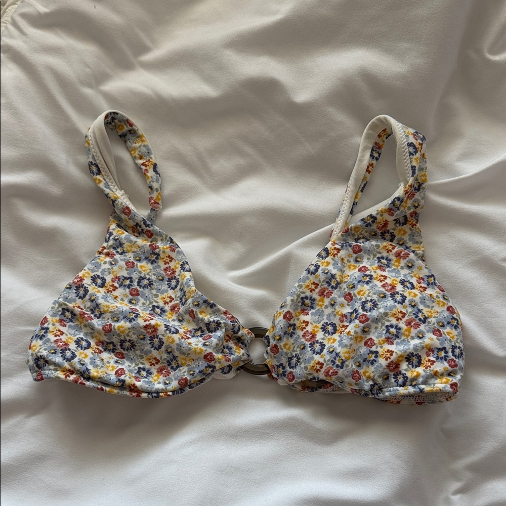Abercrombie & Fitch Floral Bikini Top - Multicolor Size XS